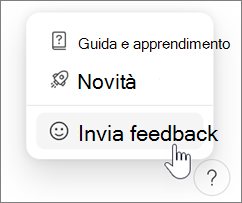 Inviare feedback in Microsoft Loop