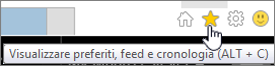 Pulsante Feed di Internet Explorer