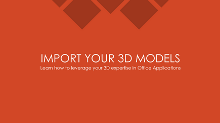 Screenshot della diapositiva di un modello 3D di PowerPoint