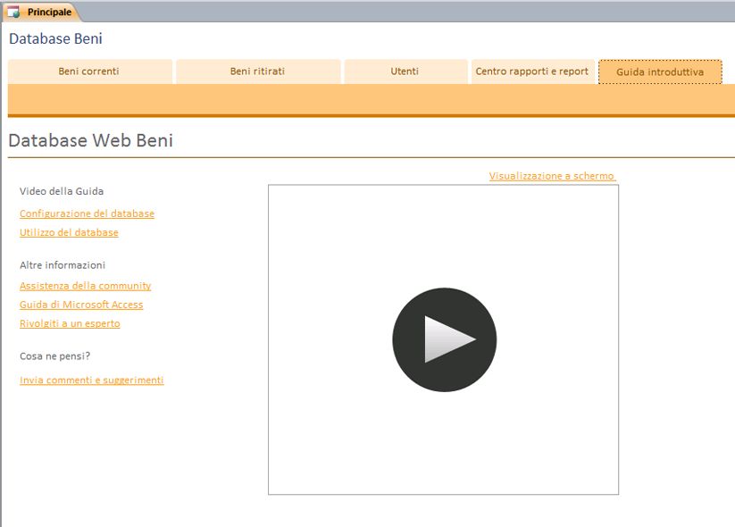 Database Web Beni