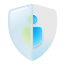 Icona illustrativa scudo di Microsoft Security