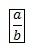 Immagine che mostra una formula con riquadri predefiniti.