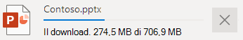 Download di file in OneDrive