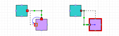 Modificare una connessione punto a punto in una connessione forma a forma
