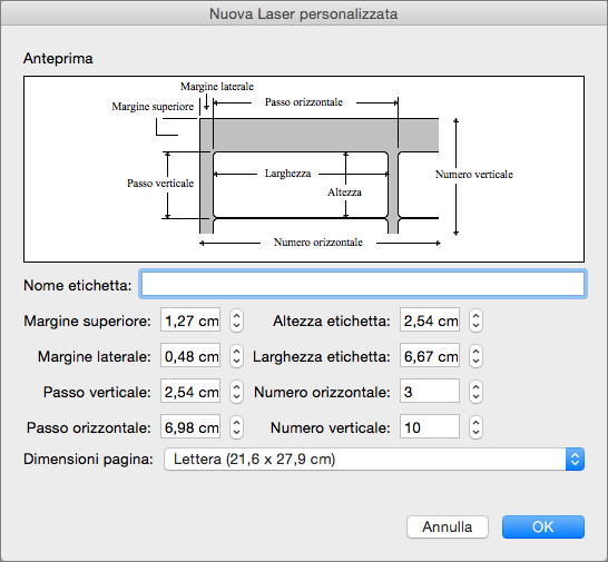 Creare E Stampare Etichette In Word Per Mac