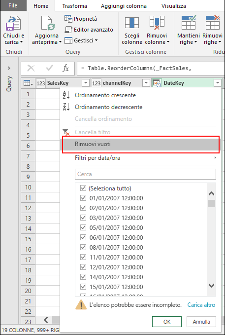 office 2016 power query