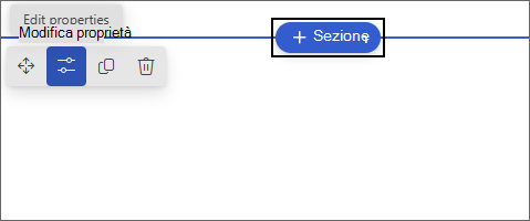 Screenshot del pulsante Modifica proprietà.