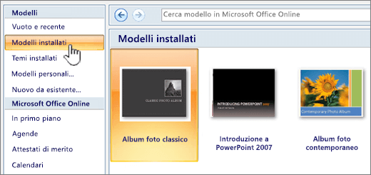 Applicare Un Modello A Una Nuova Presentazione - PowerPoint