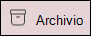 Nuova icona Archivia nell’interfaccia di Outlook per Mac.