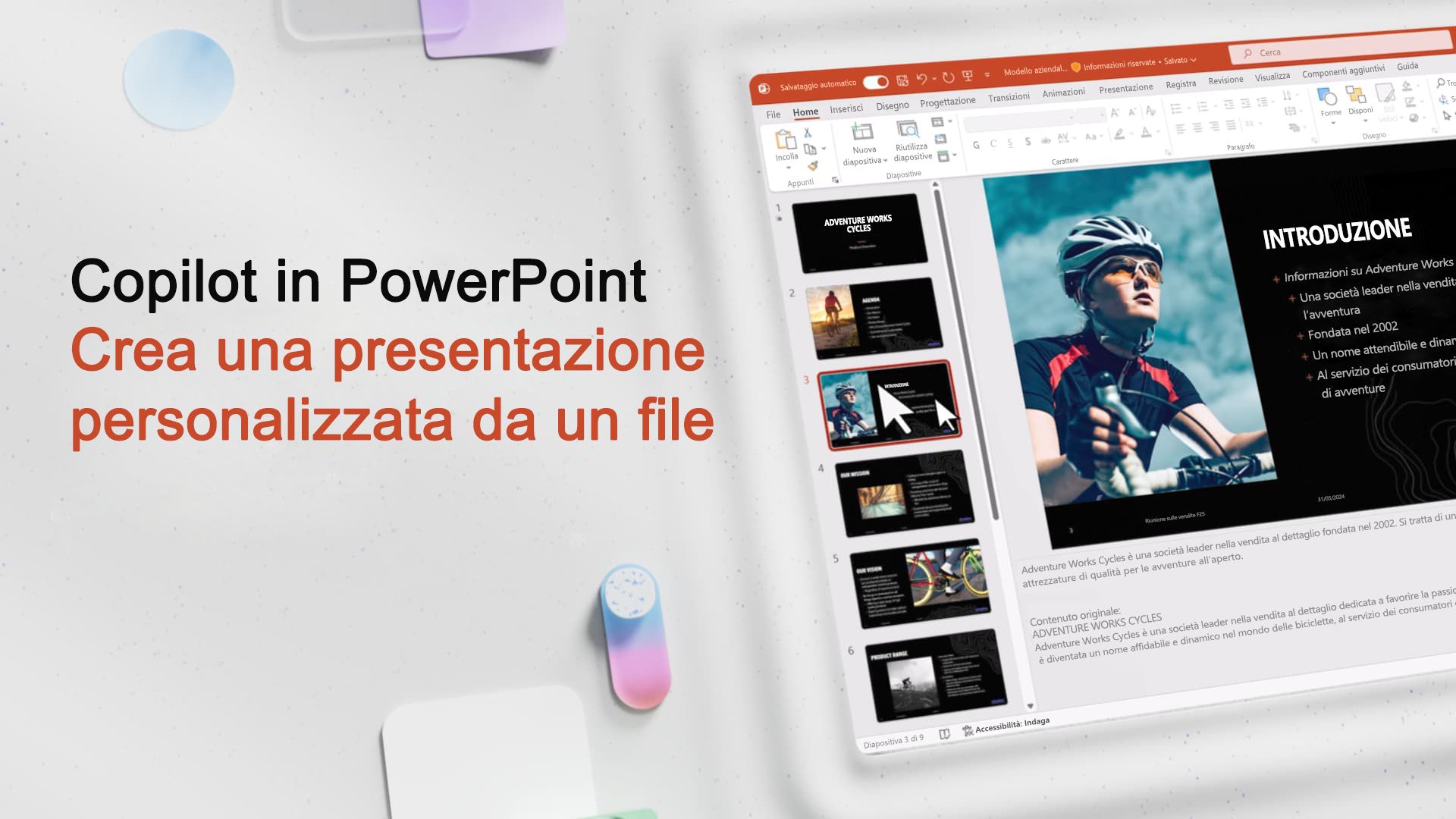 Video: Creare una presentazione personalizzata da un file