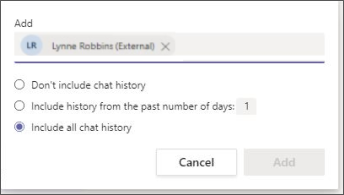Cronologia chat