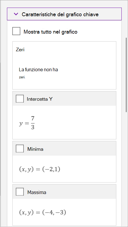 Scrivere un'equazione matematica in OneNote per Windows 10