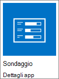 Icona dell'app Sondaggio inclusa in SharePoint