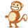 Emoticon scimmia