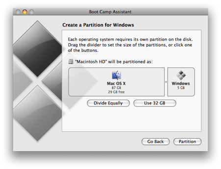 Boot Camp を使用した Mac での Windows 7 のインストール Microsoft サポート