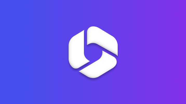 紫色の背景の Microsoft 365 のロゴ