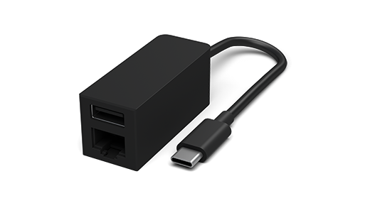 Surface USB-C - イーサネットおよび USB 3.0 アダプター
