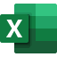 Excel for the web を開くには、このアイコンを選択する