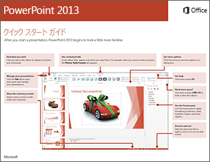 PowerPoint 2013 クイック スタート ガイド