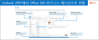 Outlook 2007에서 Office 365로 전환 가이드의 축소판 그림