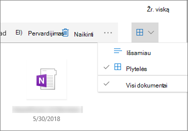 Tiled view in document library