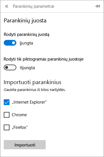 Surface – App – "Microsoft-Edge" – Parankiniai – parametrai – 362