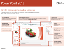 „PowerPoint 2013“ greito pasirengimo darbui vadovas