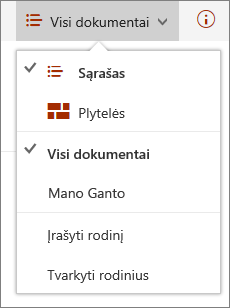 "Microsoft Edge" rodinių meniu