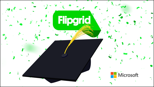Naudokite Flipgrid kaip virtualaus baigimo dalį