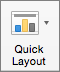 On the Chart Design tab, select Quick Layout