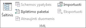 XML duomenų atnaujinimas