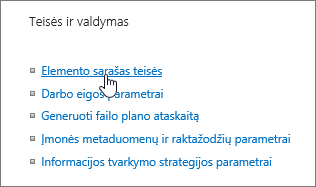 List settings dialog with Delete this list highlighted