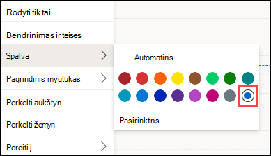 Outlook Web Calendar Color Selection With Custom