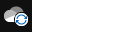Vykstančio „OneDrive“ sinchronizavimo piktograma