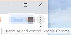 Google Chrome tīmekļa pārlūkprogrammas rekvizītu attēls