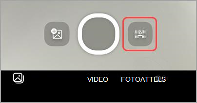 Lai video pievienotu fona efektus, pirms tvertās pogas nospiešanas atlasiet fona efektus.