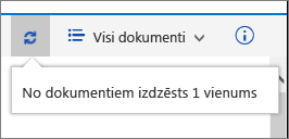 Dzēst statusa rindu ekrāna augšdaļā