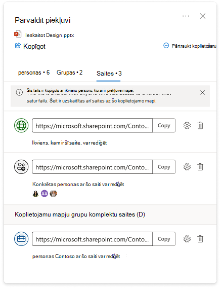 Manage access screenshot six version two