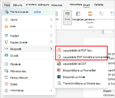 Eksportēt Word_doc to_PDF failu.