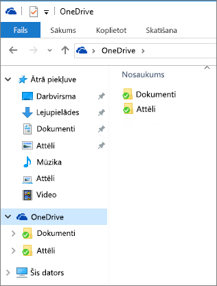 OneDrive failu pārlūkā