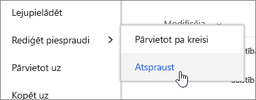 Faila augstas izšķirtspējas izgaišanas opcija ar iezīmētu opciju Rediģēt piespraudi un Atspraust