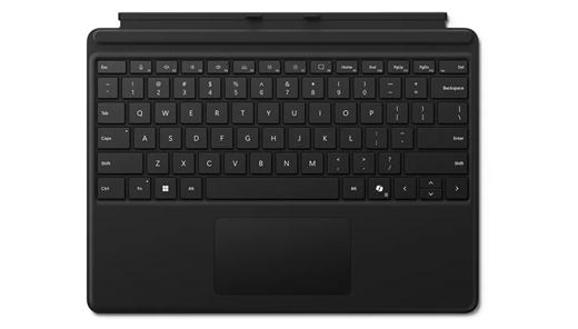 Surface Pro keyboard for Business in black.