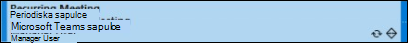 Outlook kalendāra vienumu dublikātu piemērs