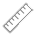 Mērjoslas ikona. Mērjosla atrodas Office 2016 lentes cilnē Zīmēšana.