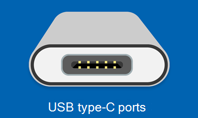 USB tipa-C ports