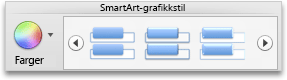 SmartArt-fanen, SmartArt-grafikk, Stiler-gruppen