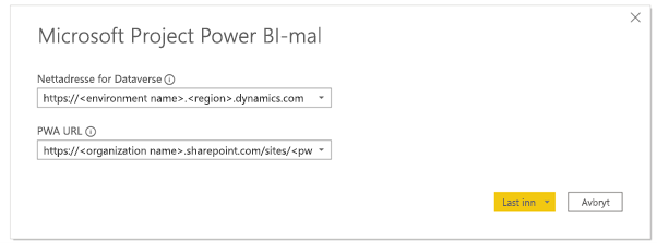 Microsoft Project Power BI-mal