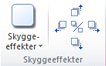 Skyggeeffekter-gruppen i kategorien Bildeverktøy i Publisher 2010