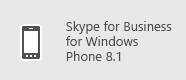 Skype for Business – Windows Phone