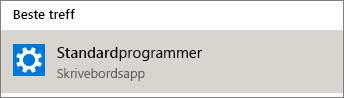 Standardprogrammer i Windows